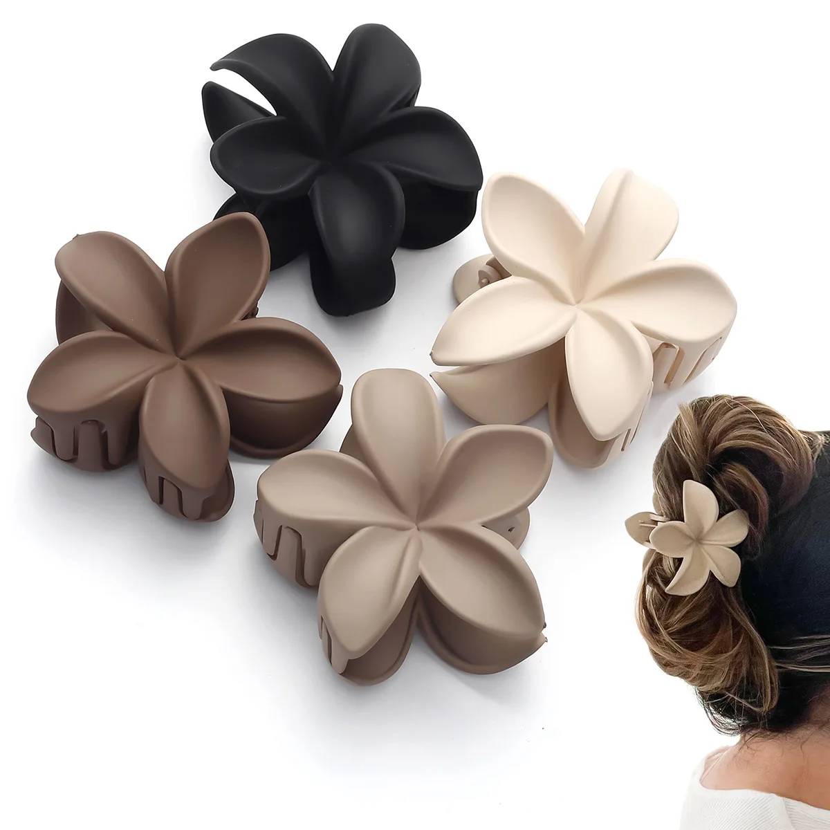 Matte Bloom Claw Clip